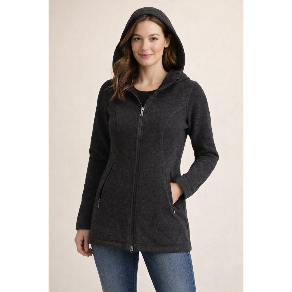 Marmot Women’s Hooded Zip-Up Wool Blend Jacket Small Gorpcore